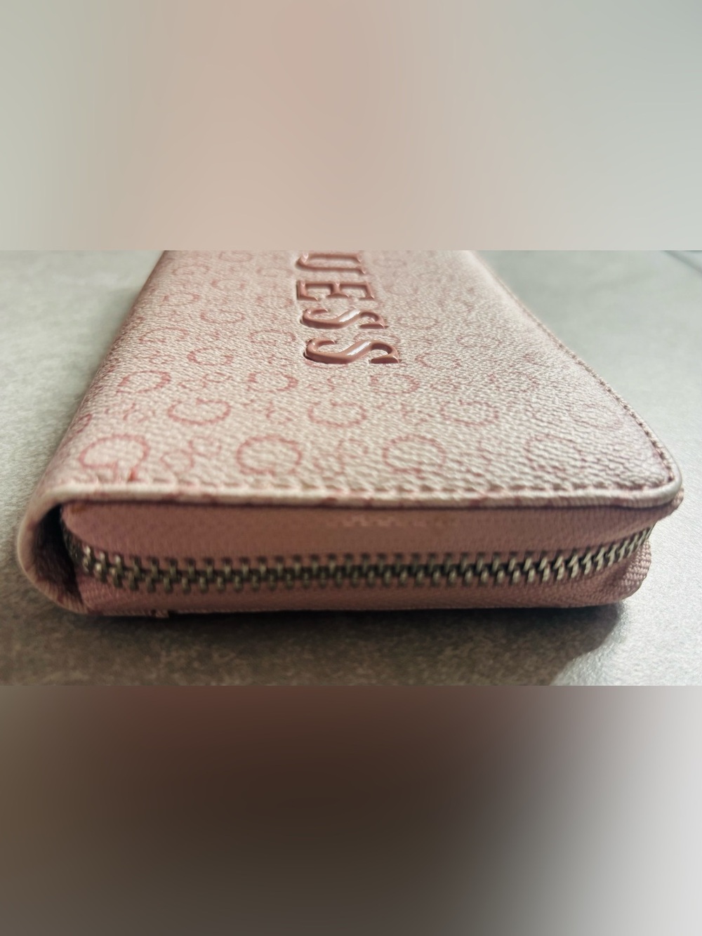 Guess Factory Bowie Debossed Logo Zip-Around Wallet - Picture 10 of 11